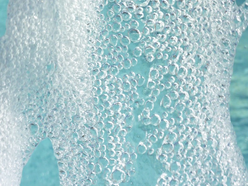 Schiuma di acqua