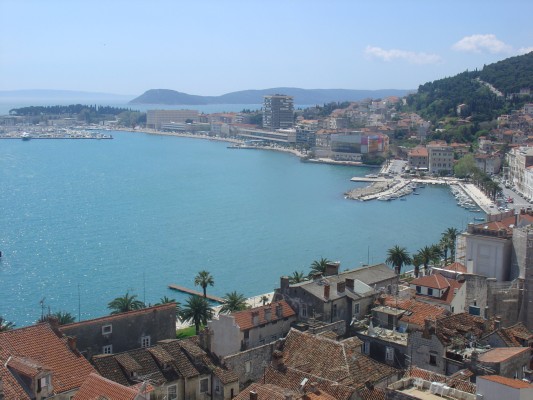 Spalato - Panorama dal Campanile della cattedrale