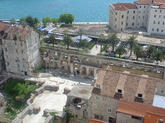 Spalato - Panorama dal Campanile della cattedrale