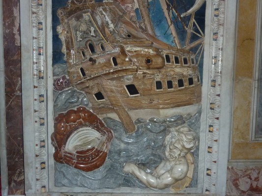 Chiesa di Santa Caterina - Giona salvato dalla balena