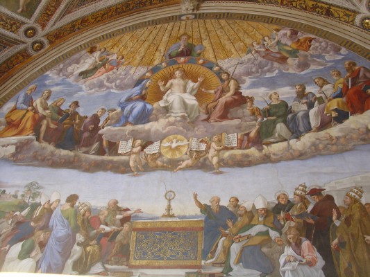 Musei Vaticani - Stanze di raffaello - Disputa del Sacramento