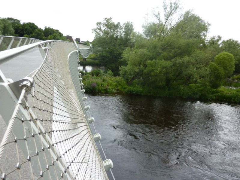 Limerick - Ponte pedonale sul fiume Shannon