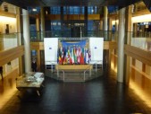 Strasburgo - Parlamento Europeo - palco delle foto ricordo