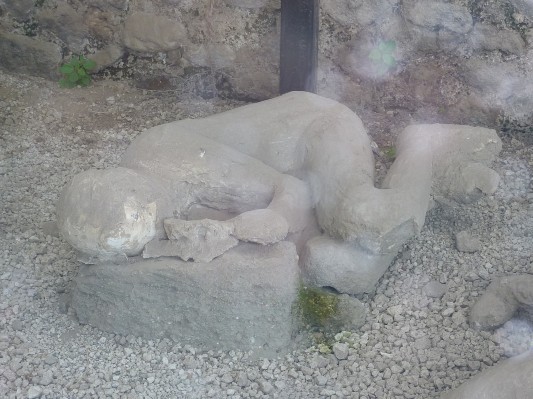 Pompei - calco di un bambino